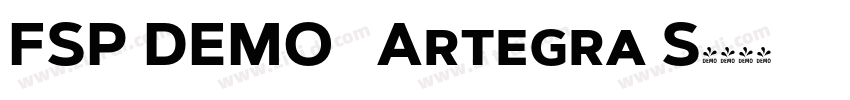 FSP DEMO   Artegra S字体转换